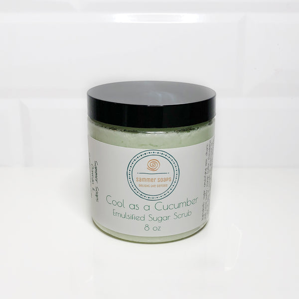 Cool as a Cucumber Emulsified Sugar Scrub