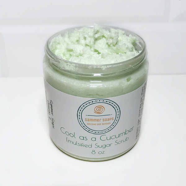 Cool as a Cucumber Emulsified Sugar Scrub