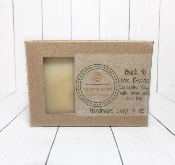 Unscented Honey, Goat Milk and Oatmeal Soap